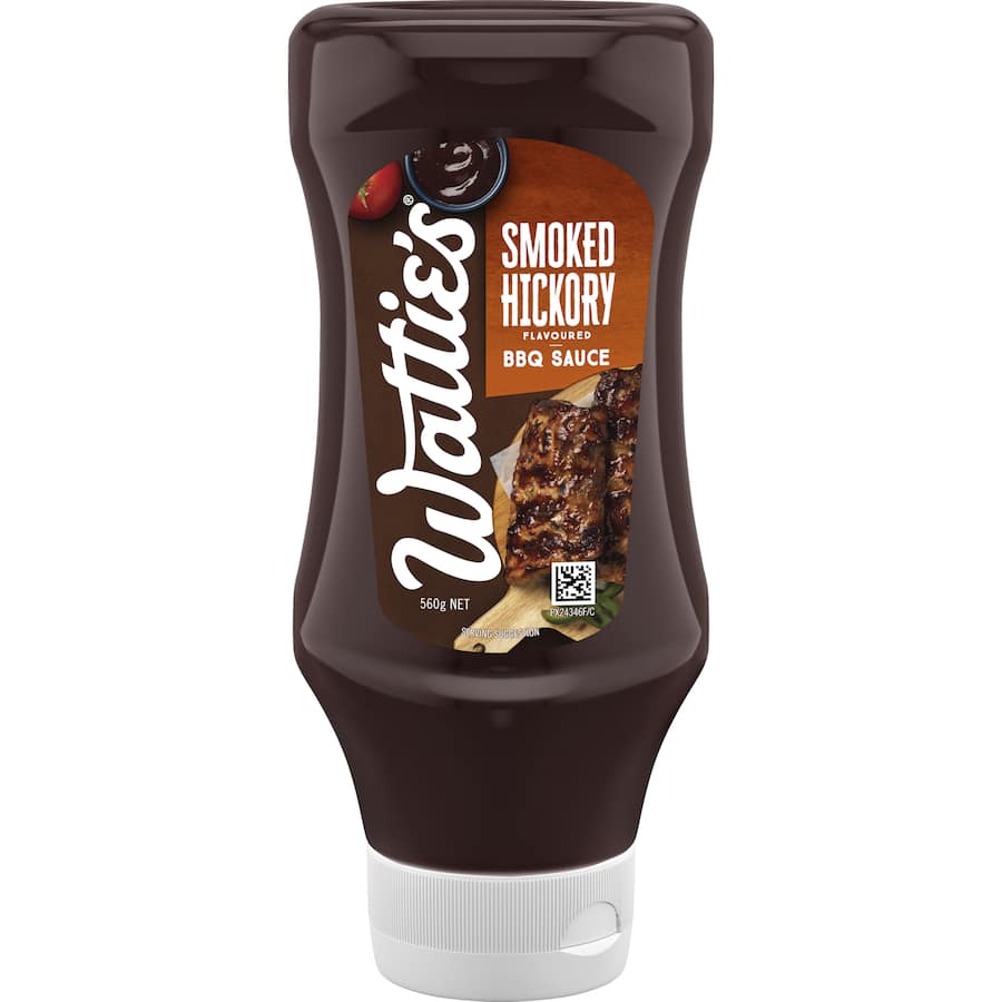 Watties Upside Down Smoked Hickory BBQ Sauce 560g