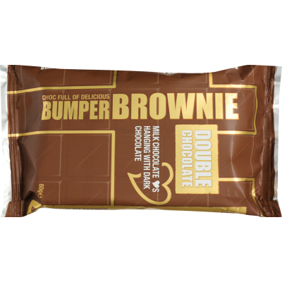 Cookie Time Bumper Double Chocolate Brownie Slice 80g
