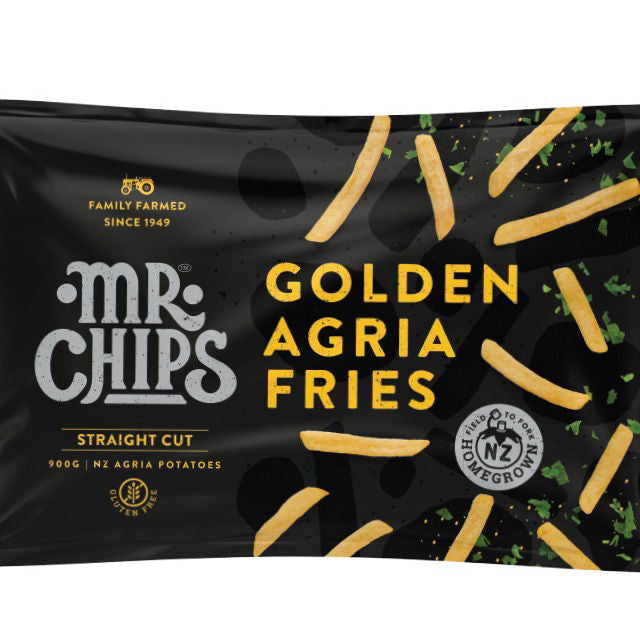 Mr Chips Golden Agria Straight Cut 13mm Fries 900g