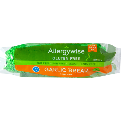 AllergyWise Gluten & Dairy Free Garlic Bread 2pk 150g