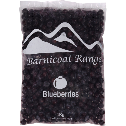 Barnicoat Range Frozen Blueberries 1kg