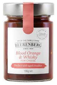 Beerenberg Blood Orange & Whiskey for Cheese 190g