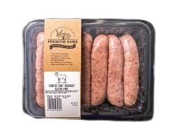 Curried Goat Sausages 500g