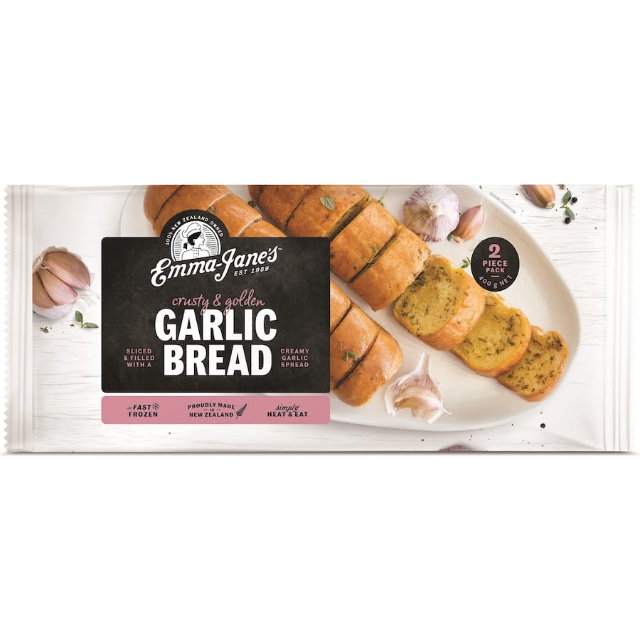 Emma Janes Garlic Bread Twin Pack 400g