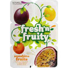 Fresh N Fruity Sunshine Fruits Yoghurt 6pk 750g