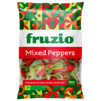 Fruzio Frozen Mixed Pepper Slices 1kg