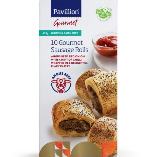 Pavillion Gourmet Sausage Rolls GF DF 10pk