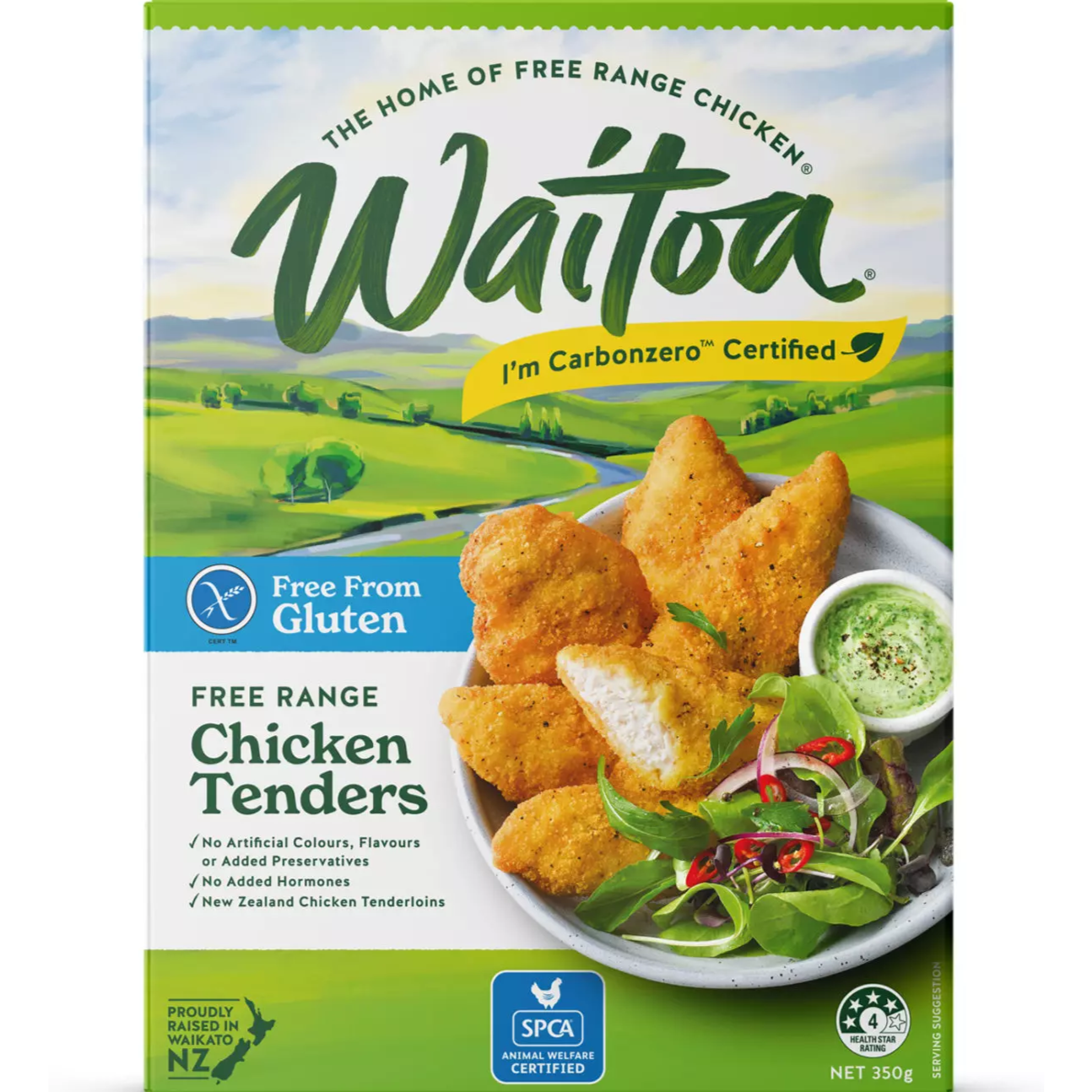 Waitoa Gluten Free Chicken Tenders 350g