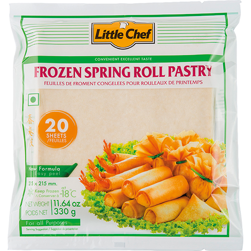 Little Chef Frozen Spring Roll Pastry 330g