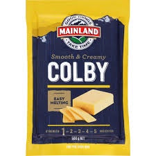 Mainland Colby Cheese Block 500g