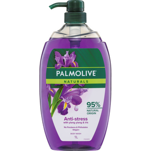 Palmolive Naturals Anti Stress Ylang Ylang & Iris  Body Wash 1L