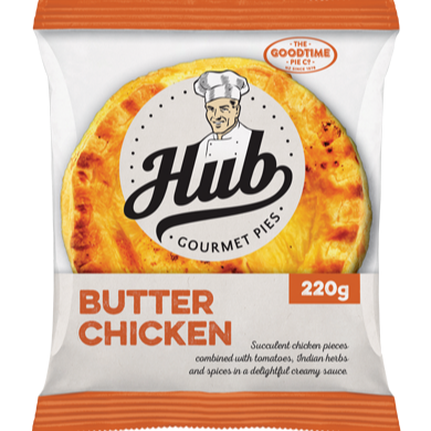 Goodtime Hub Gourmet Butter Chicken Pie 220g