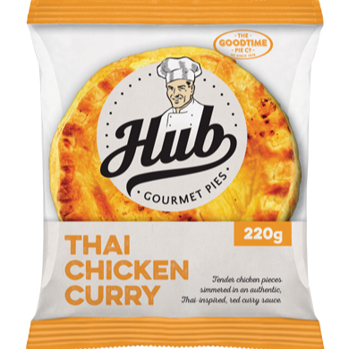 Goodtime Hub Gourmet Thai Chicken Curry Pie 220g