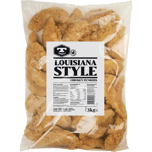 Tegel Louisiana Style Chicken Tenders 3kg