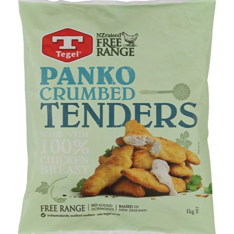 Tegel Frozen Free Range Panko Chicken Tenders 1kg