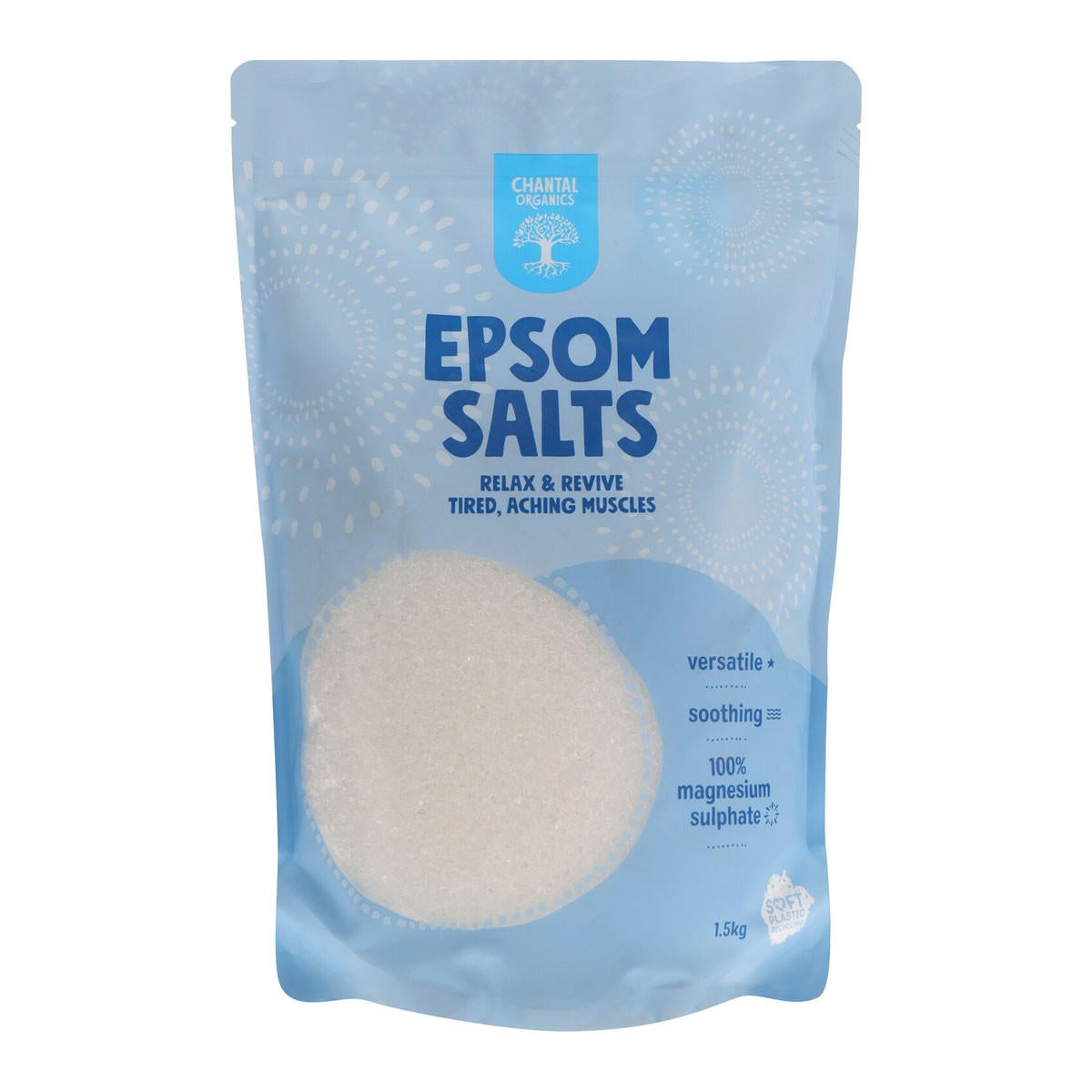 Chantal Organics Natural Epsom Salt 1.5kg