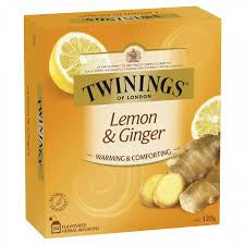 Twinings Lemon-Ginger Tea Bags 80pk 120g