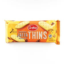 Griffins Jaffa Thins Choc Orange Biscuits 180g