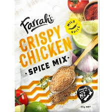 Farrah's Mexican Crispy Chicken Spice Mix 60g
