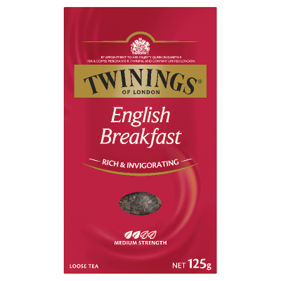 Twinings English Breakfast Loose Leaf Tea 125g