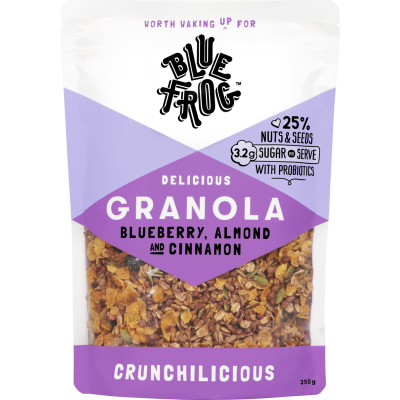 Blue Frog Blueberry & Cinnamon Granola 350g