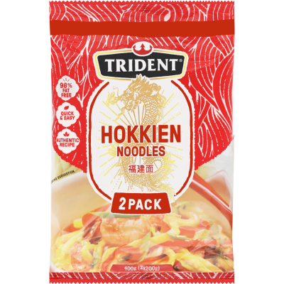 Trident Hokkien Noodles 2pk 400g