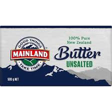 Mainland Unsalted Butter 500g