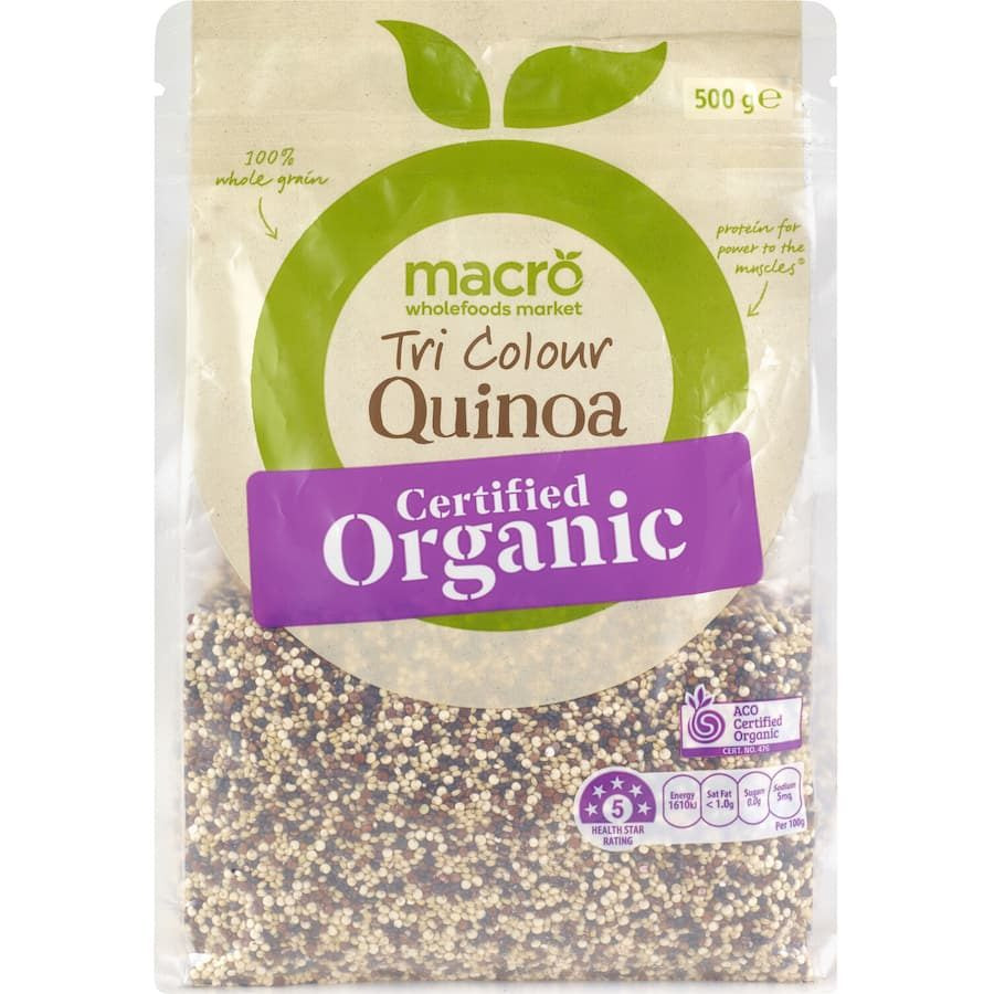 Macro Organic Quinoa Tri Colour 500g