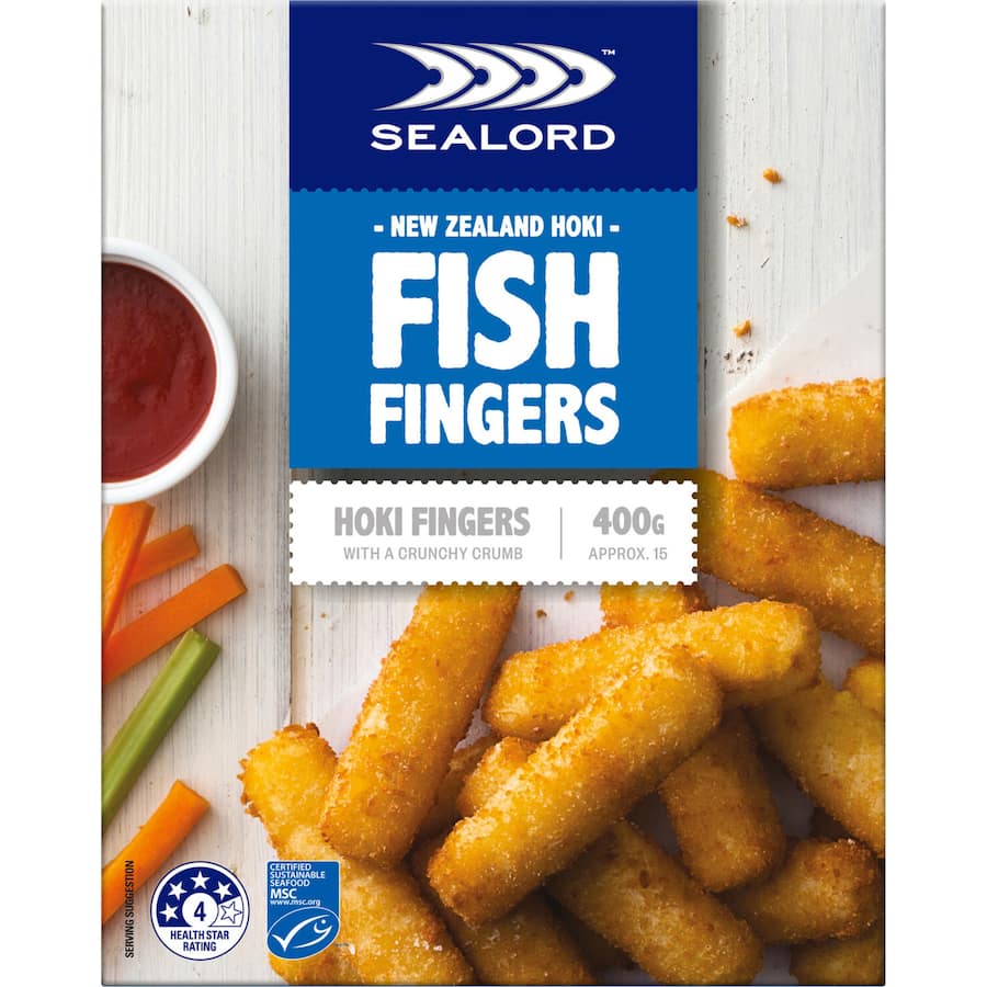 Sealord Hoki Fish Fingers 15pk 400g