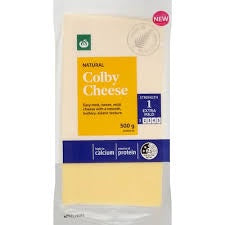 Woolworths Colby Cheese 500g