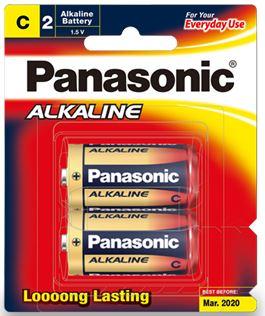 Panasonic Alkaline Battery C - 2pk