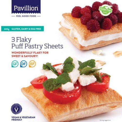 Pavillion Flaky Puff Pastry Sheets GF DF EF 3pk