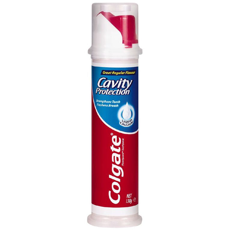 Colgate Cavity Protection Great Regular Flavour Toothpaste Pump 130g