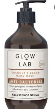 Glow Lab Antibacterial Hand Wash Coconut & Cedar 300ml