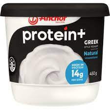 Anchor Protein Plus Greek Style Natural Unsweetened Yoghurt 450g