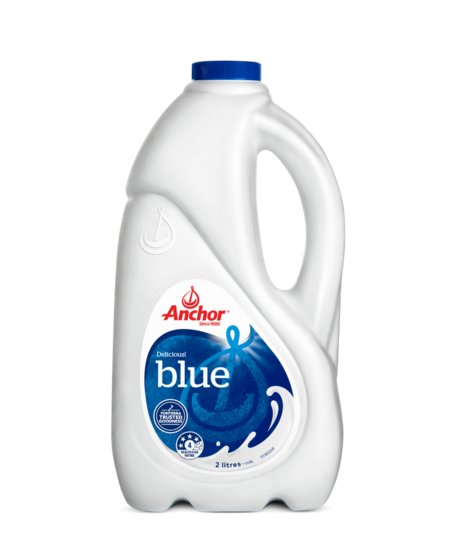 Anchor Blue Full Cream Milk 2L