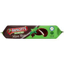 Arnotts Gluten Free Mint Slice Biscuits 141g