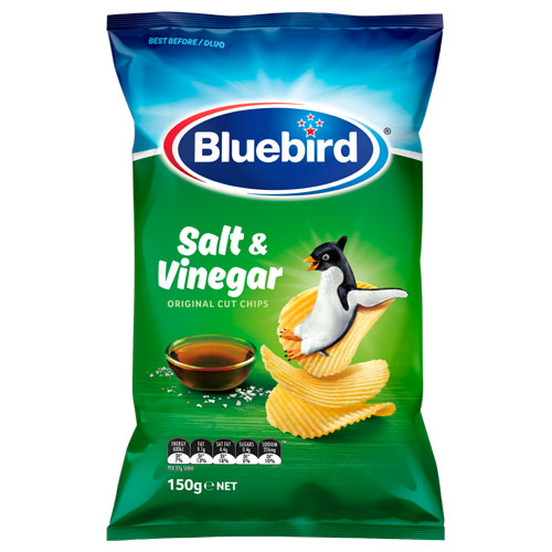 Bluebird Original Cut Salt & Vinegar 150g