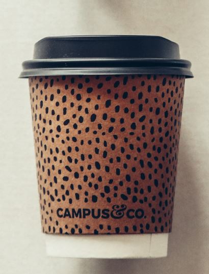 C&C Disposable Coffee Cup 8oz Dbl Wall Abstract 25pk