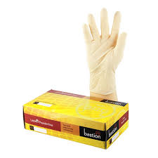 Bastion Latex P/F Medium Gloves 100pk