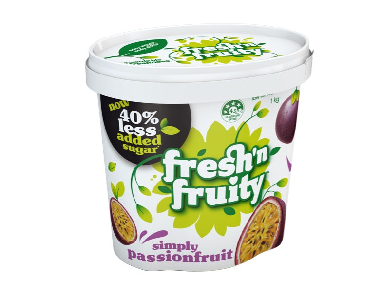 Fresh N Fruity Simply Passionfruit Yoghurt 1kg