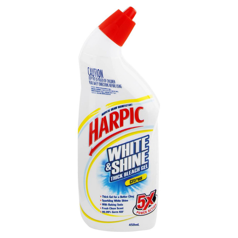 Harpic White & Shine Citrus Liquid Toilet Cleaner 450ml