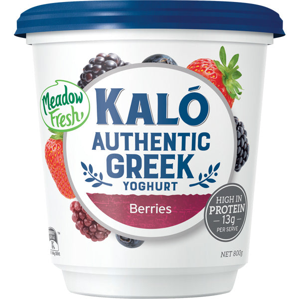 Meadow Fresh Kalo Berries Greek Yoghurt 800g