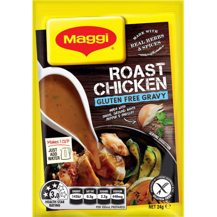 Maggi Gluten Free Roast Chicken Gravy Mix 24g