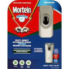 Mortein Odourless Automatic Indoor & Outdoor Insect Control Gadget & Refill 154g