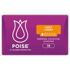 Poise Light Liners 18pk