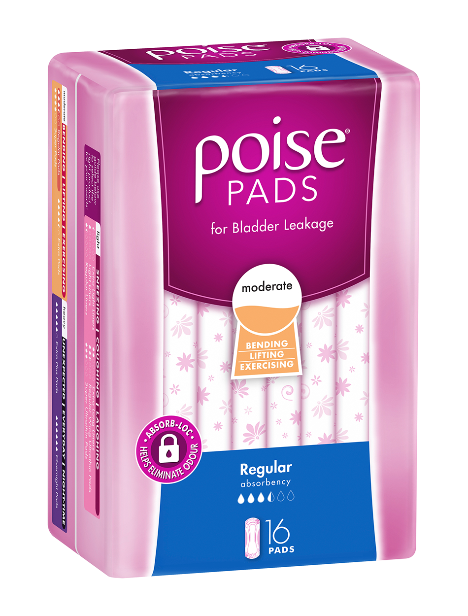 Poise Regular Pads 16pk