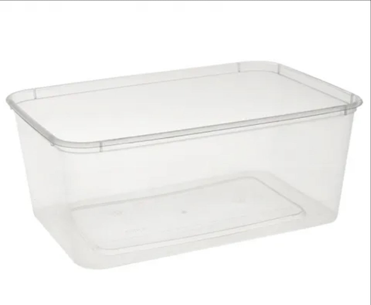 Uni-Chef Rectangle Container with Lid 1000ml 10pk