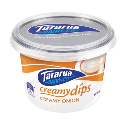 Tararua Creamy Onion Dip 250g