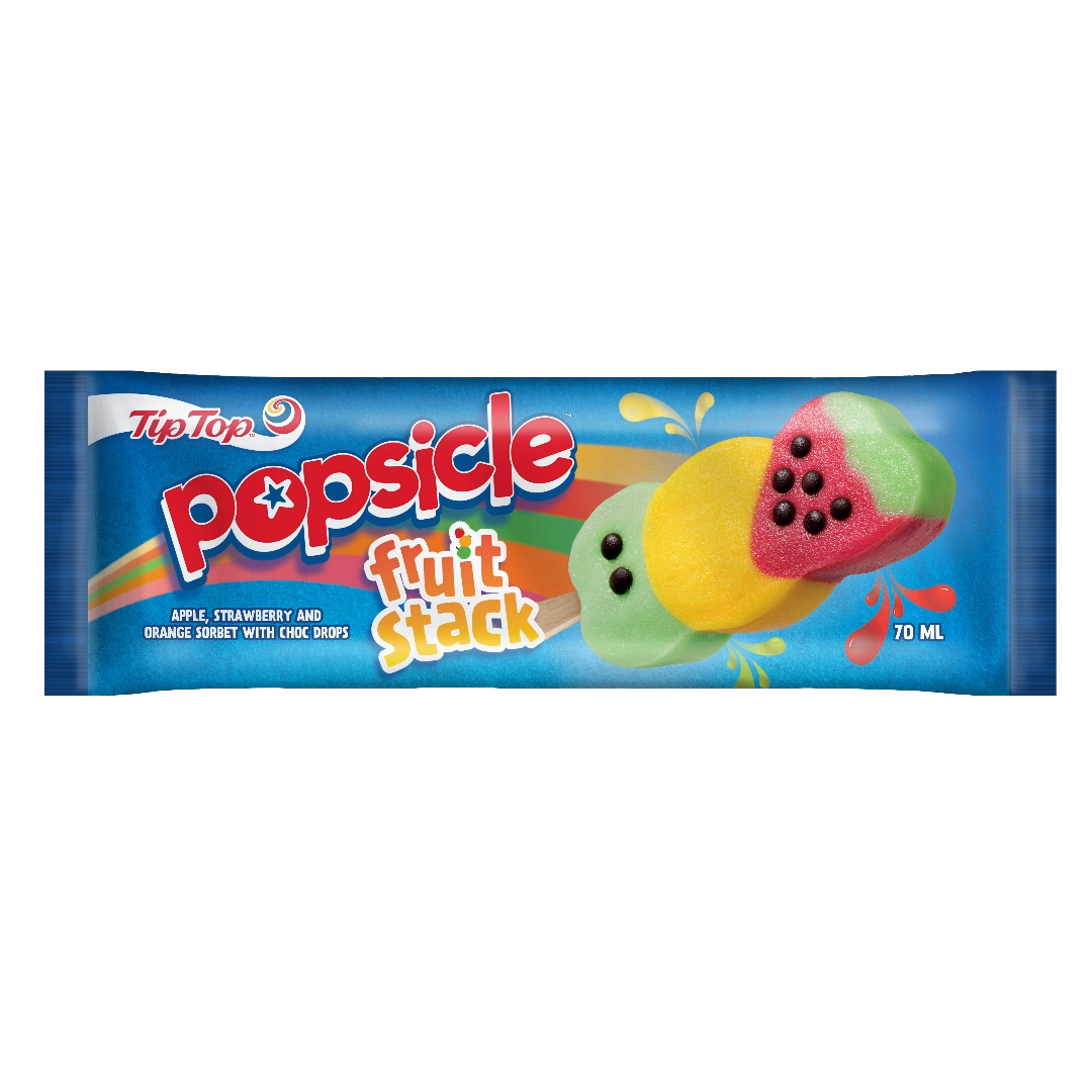 Tip Top Popsicle Fruit Stack Ice Block 70ml